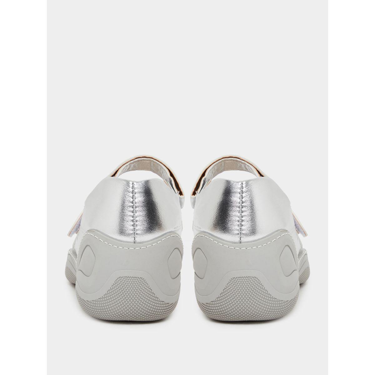 Styli Women Silver Square Toe Shoes-women-shoes-sneakers-image-5