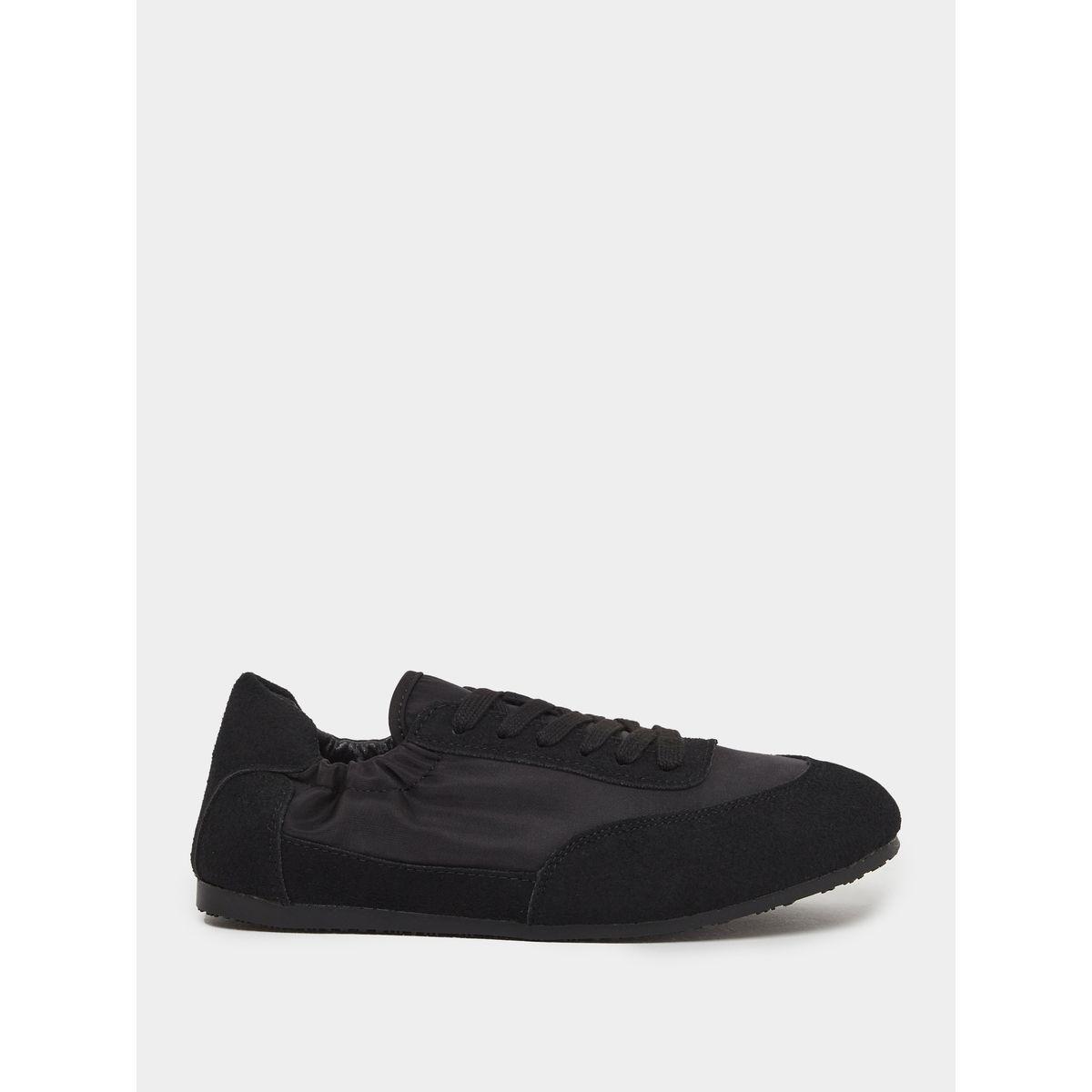Styli Women Black Elastic Slip On Shoes-women-shoes-sneakers-image-2