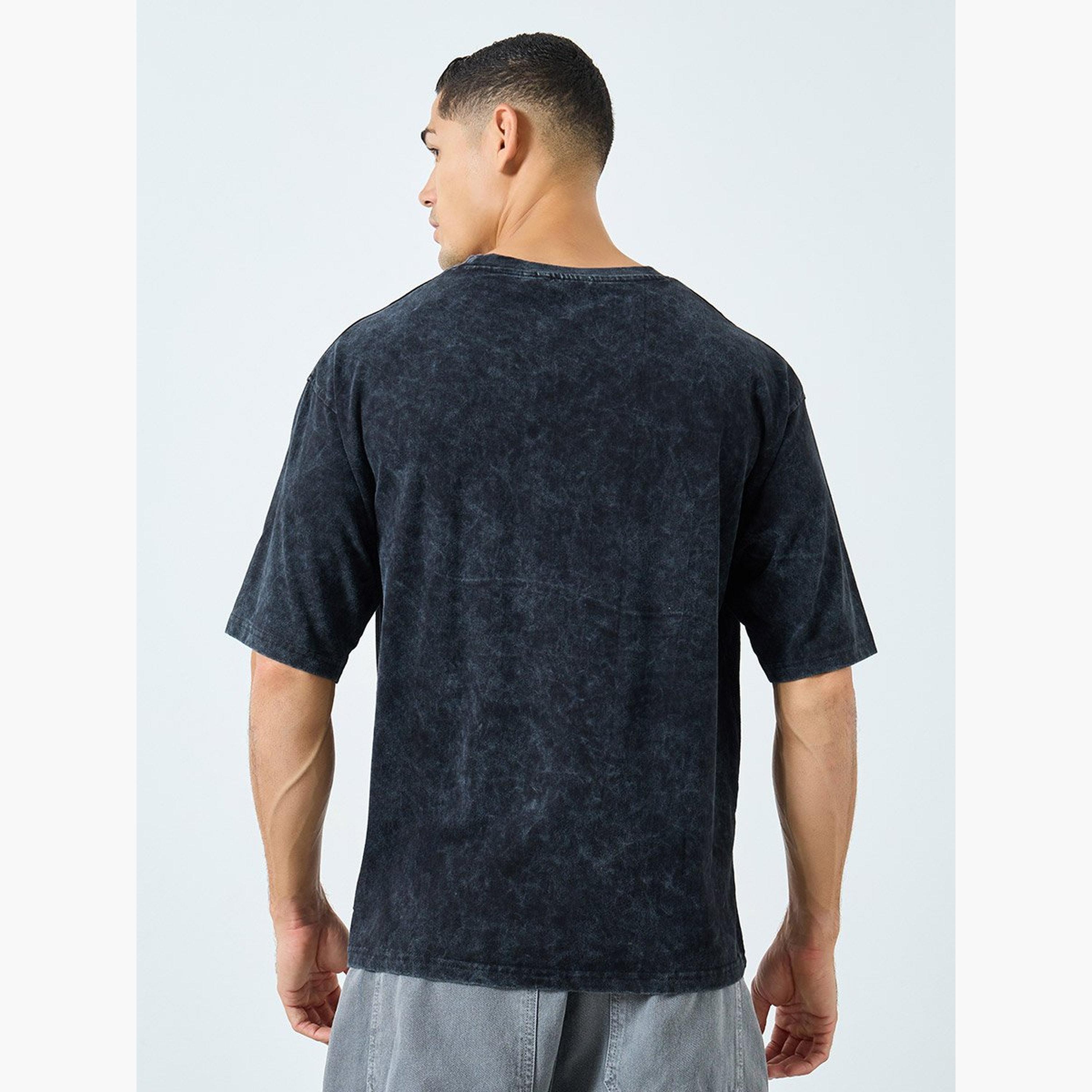 Styli Dyed Oversized Slogan Print Heavy Jersey T-Shirt-men-clothing-tshirtsandpolos-tshirts-image-4
