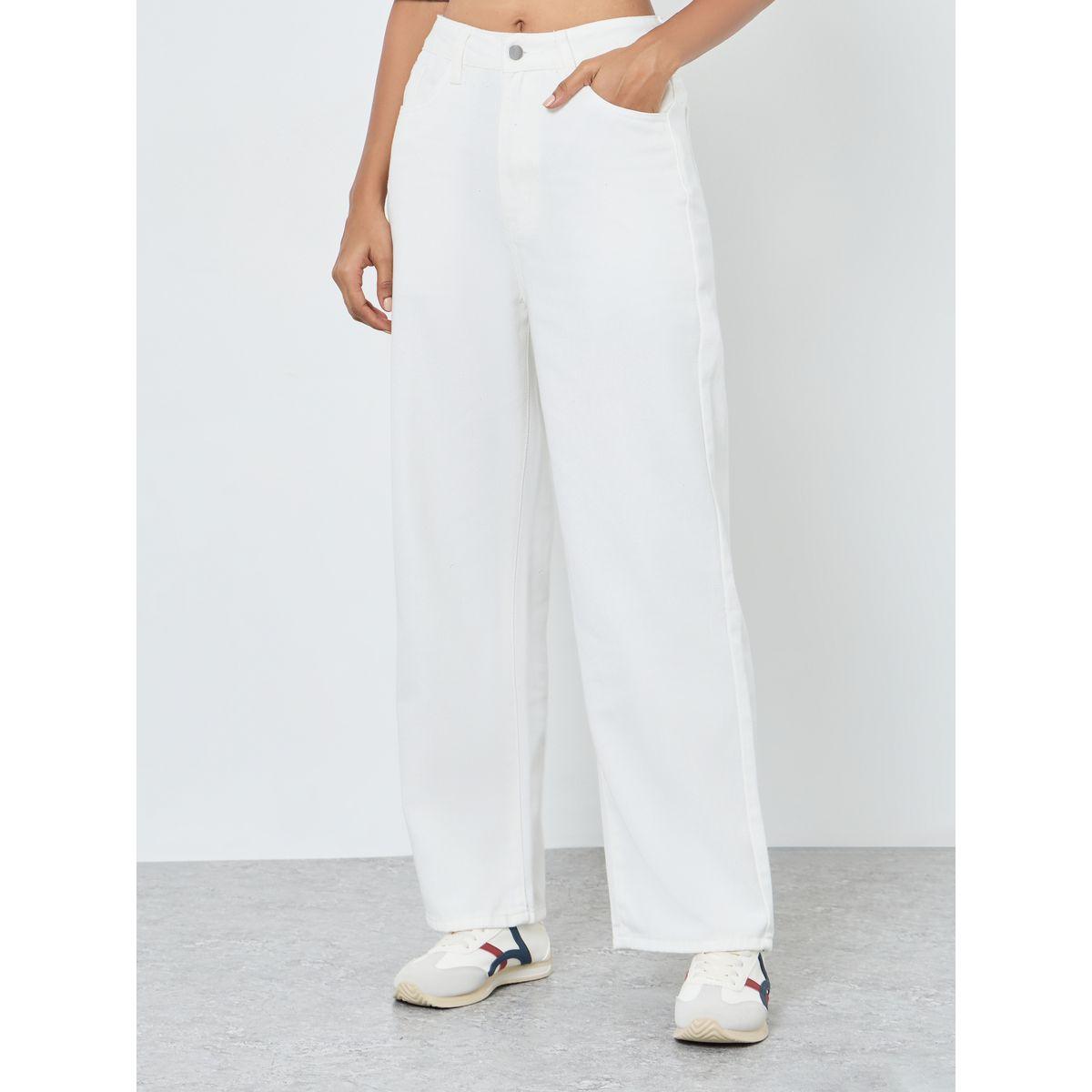Styli Solid Mid Rise Relaxed Fit Jeans-women-clothing-bottoms-jeans-image-2