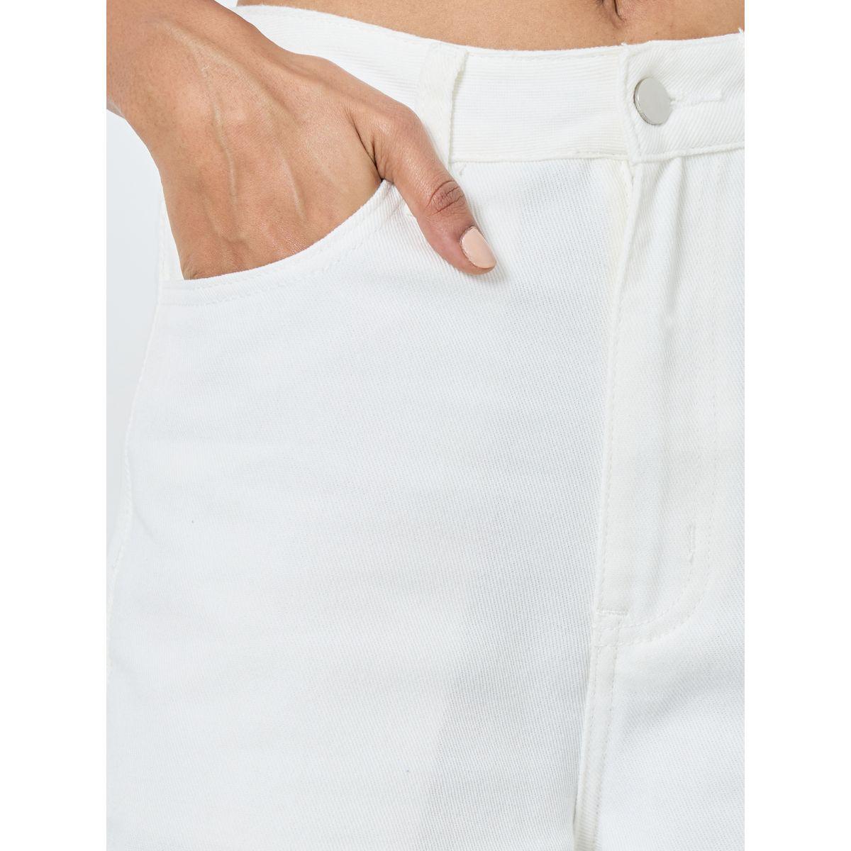 بنطال جينز سادة بقصة مريحة وخصر متوسط-women-clothing-bottoms-jeans-image-3