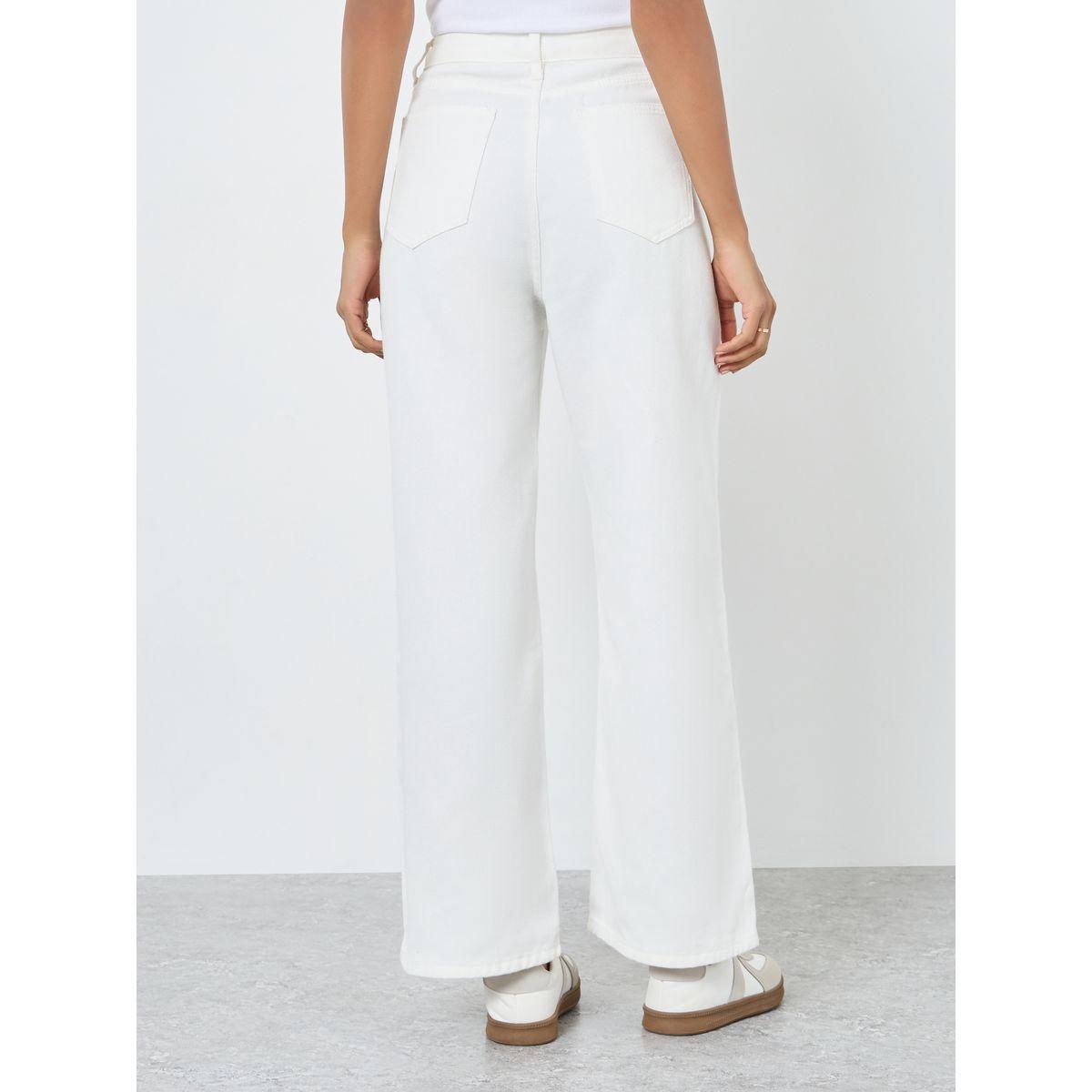 Styli Solid Mid Rise Wide Leg Jeans-women-clothing-bottoms-jeans-image-4
