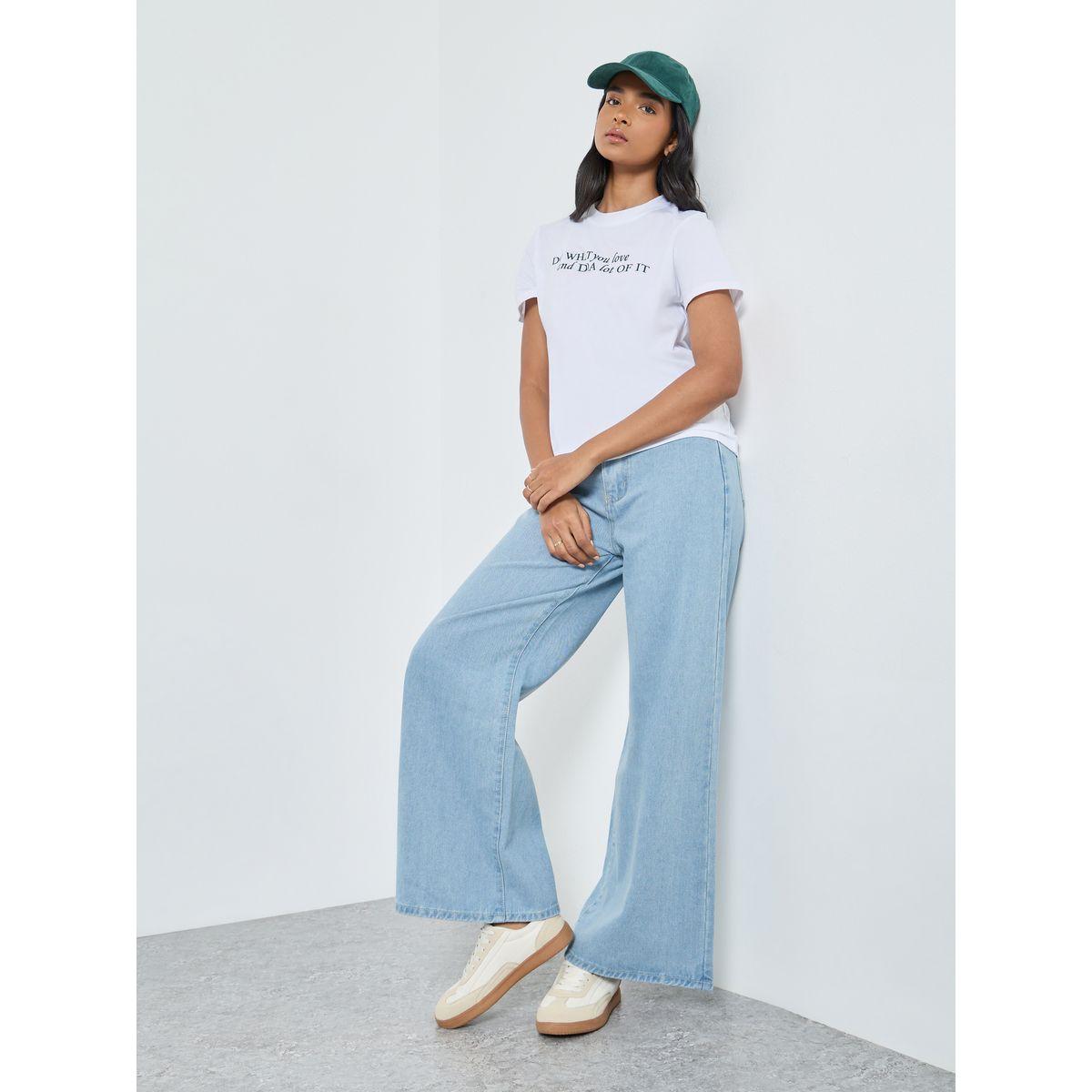 Styli Mid Rise Wide Leg Faded Jeans-women-clothing-bottoms-jeans-image-1