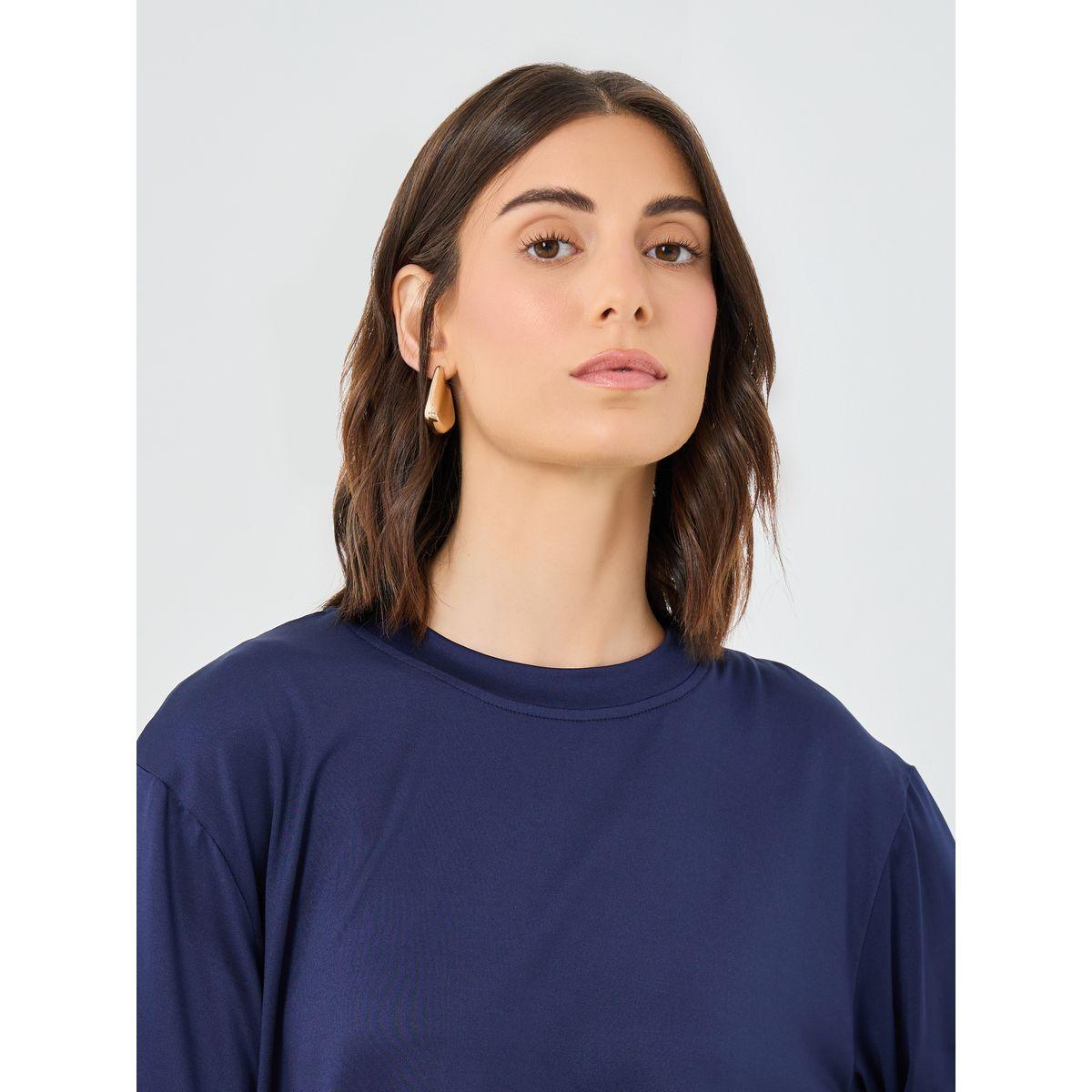 Styli Number Print Longline T-Shirt and Flared Leggings Co-Ords-women-clothing-coordsets-image-3