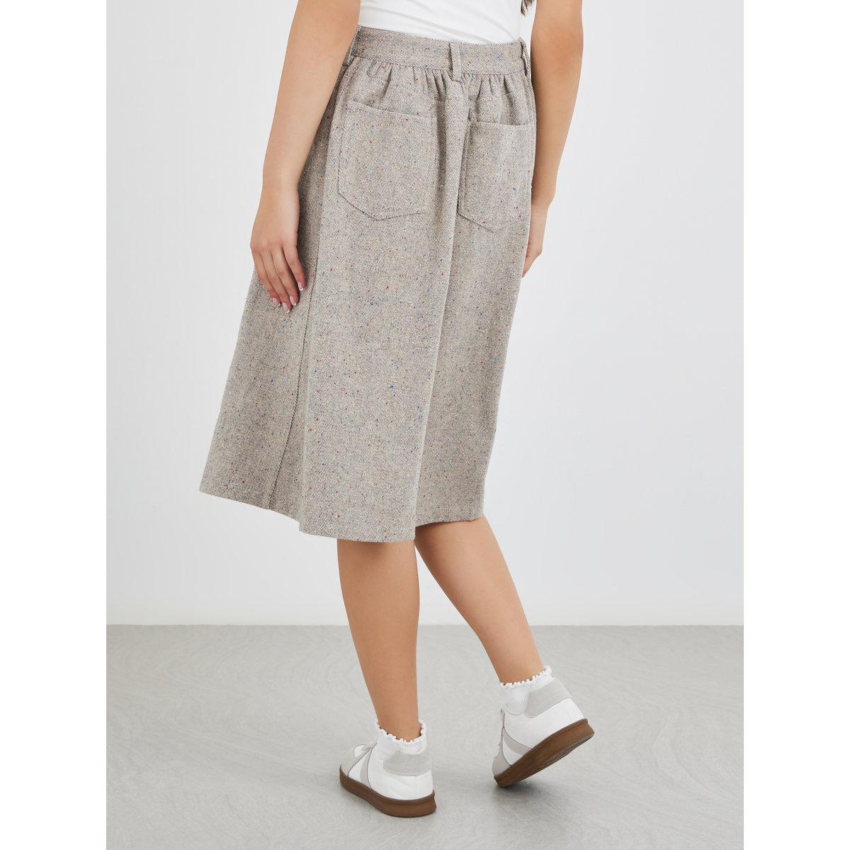 تنورة ميدي سادة-women-clothing-bottoms-skirts-image-1
