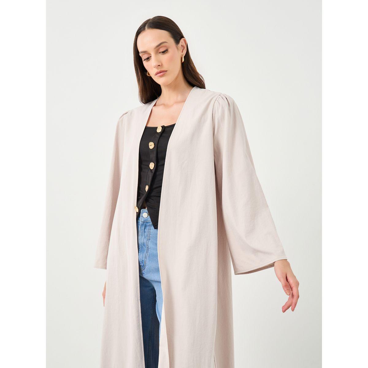 كيمونو مفتوح من الأمام بقصة عادية-women-arabicclothing-abayas-image-3