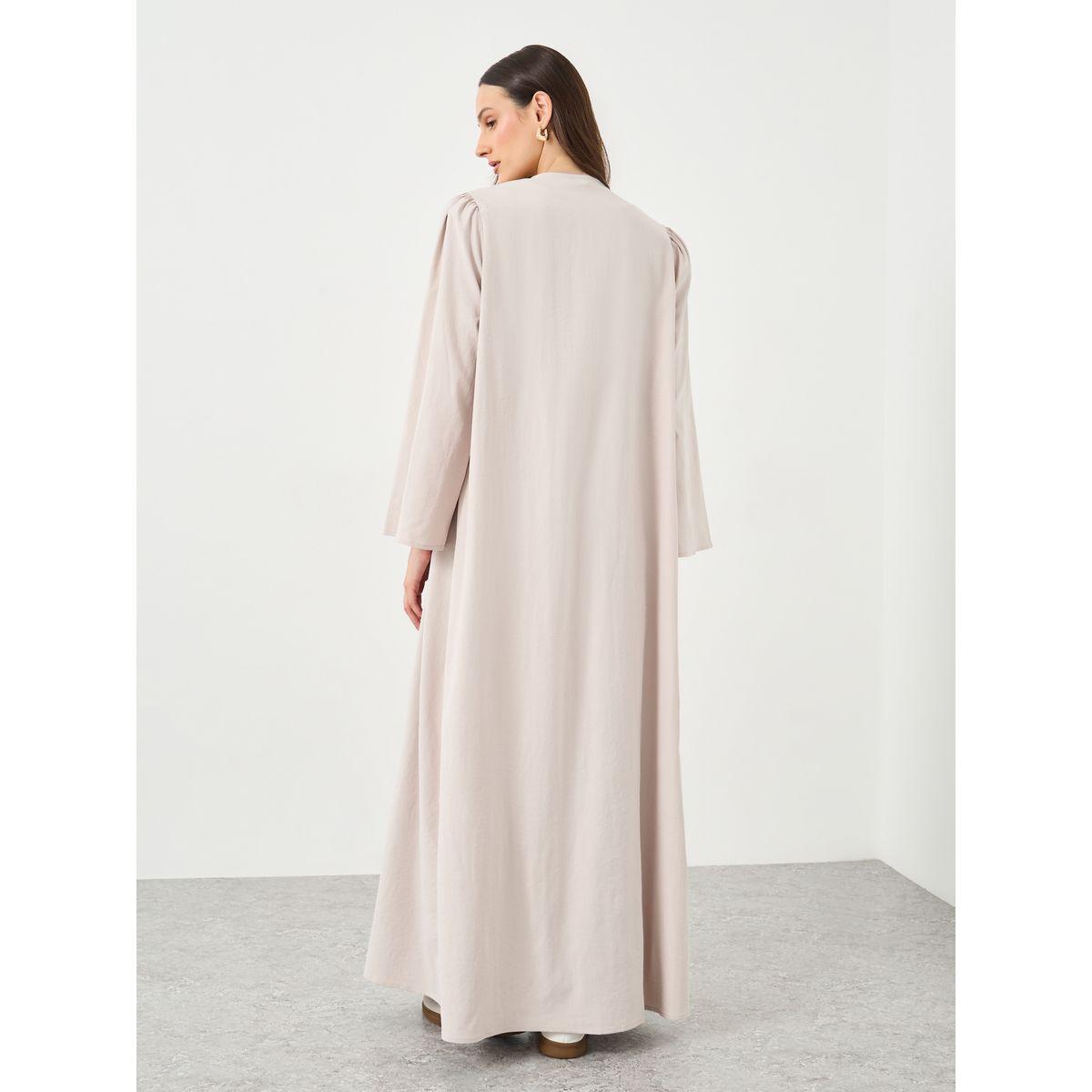 كيمونو مفتوح من الأمام بقصة عادية-women-arabicclothing-abayas-image-5