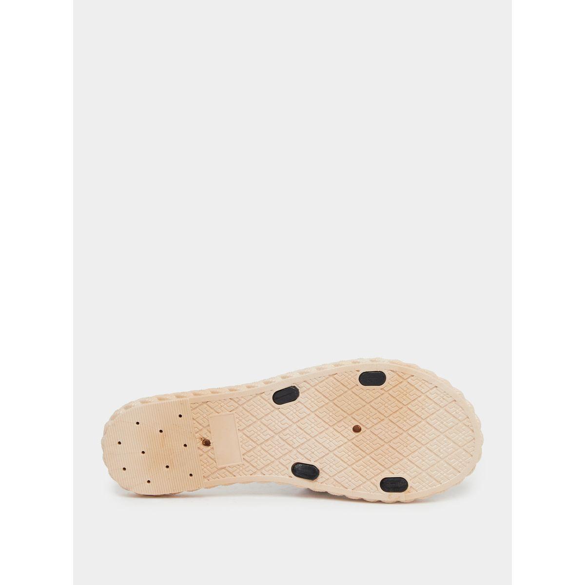 Styli Floral Print Bow Detail Flat Sandals-women-shoes-sandals-flats-image-6
