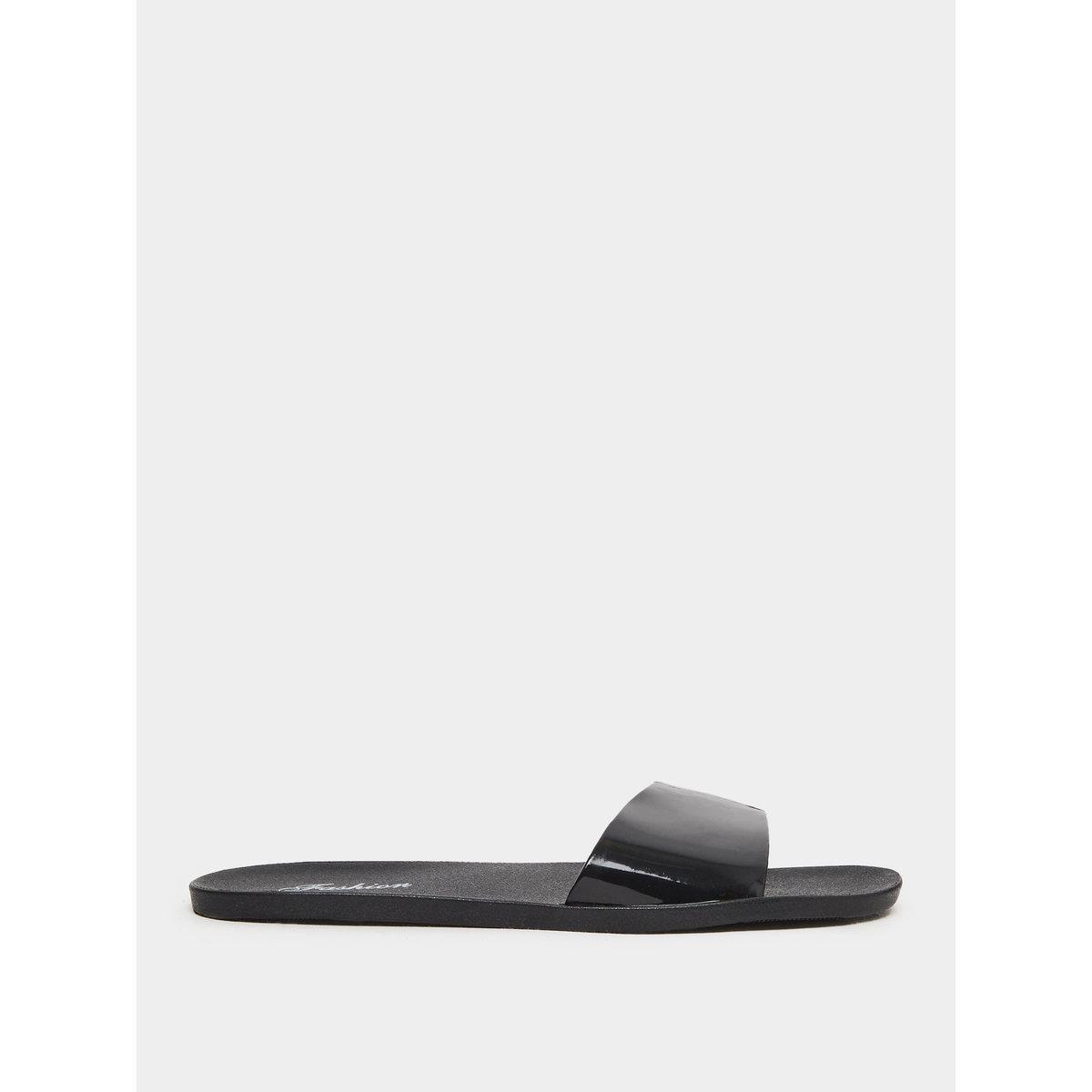 Take Two Black Jelly Slides-women-shoes-flipflopsandslides-image-1