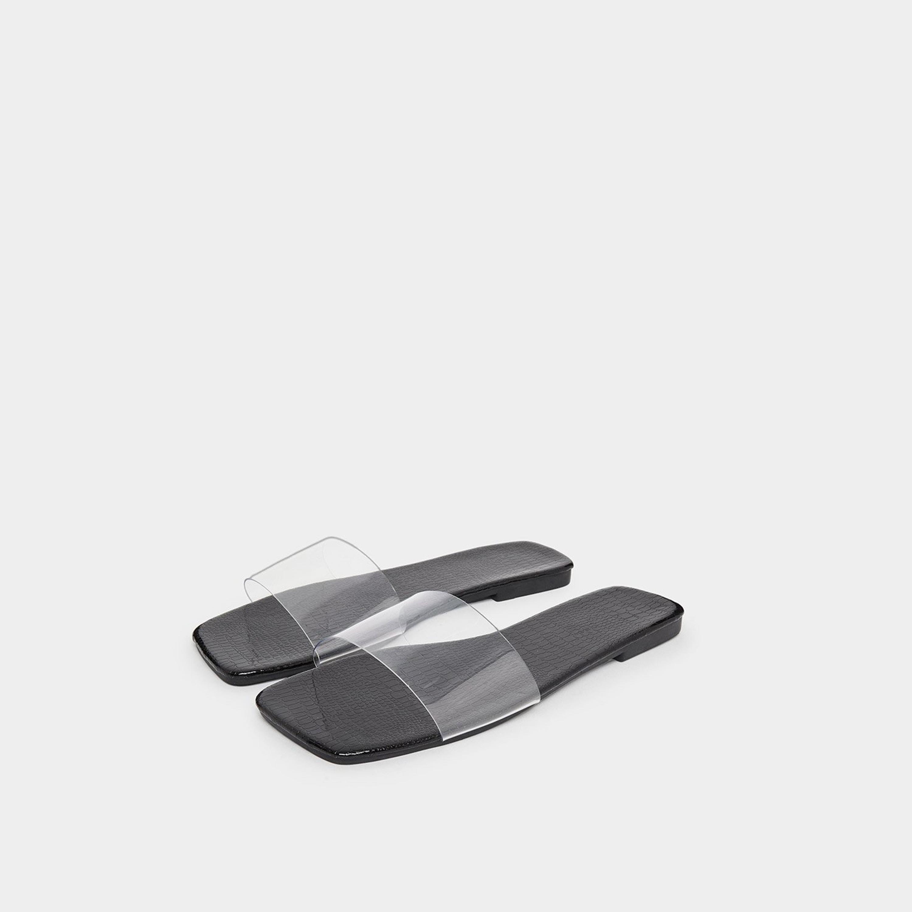 تيك تو - صندل مسطح شفاف-women-shoes-flipflopsandslides-image-1