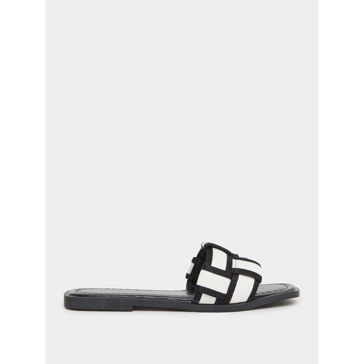 Styli Weaving Vamp Flat Sandals-women-shoes-flipflopsandslides-image-1