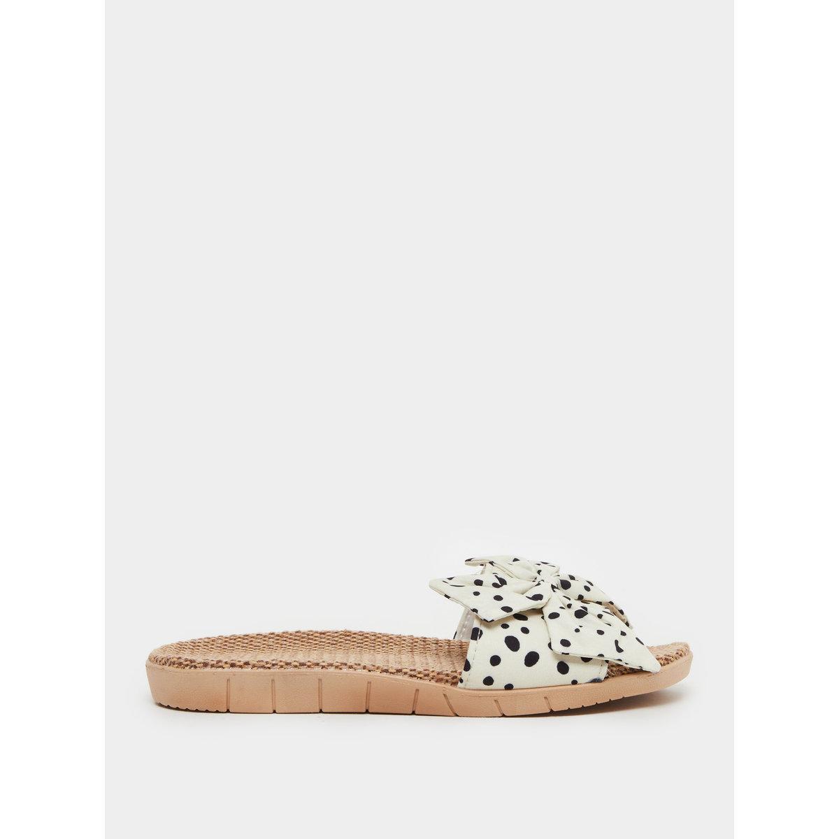 صندل فلات بطبعة نقاط بولكا-women-shoes-flipflopsandslides-image-1