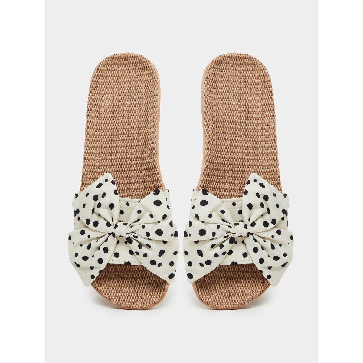 صندل فلات بطبعة نقاط بولكا-women-shoes-flipflopsandslides-image-5