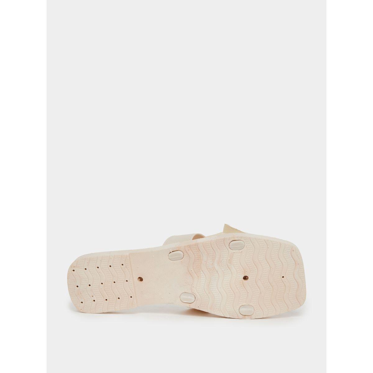 Styli Solid Bow Detail Flat Sandals-women-shoes-flipflopsandslides-image-6