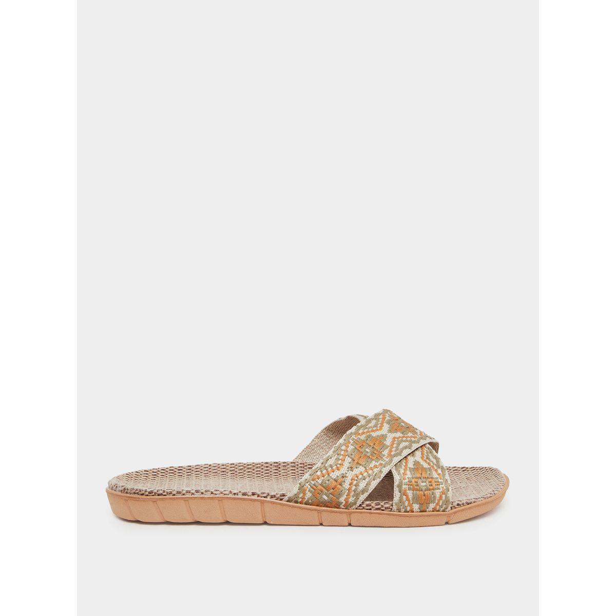 Styli Cross Strap Vamp Flat Sandals-women-shoes-flipflopsandslides-image-1