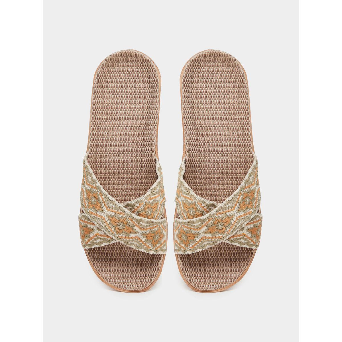 Styli Cross Strap Vamp Flat Sandals-women-shoes-flipflopsandslides-image-5