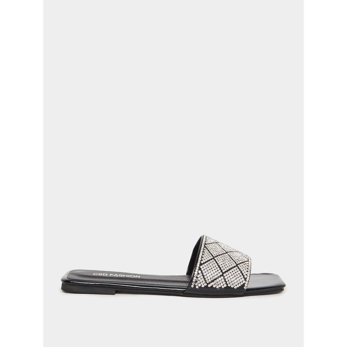 صندل فلات منمق بحجر الراين-women-shoes-flipflopsandslides-image-1