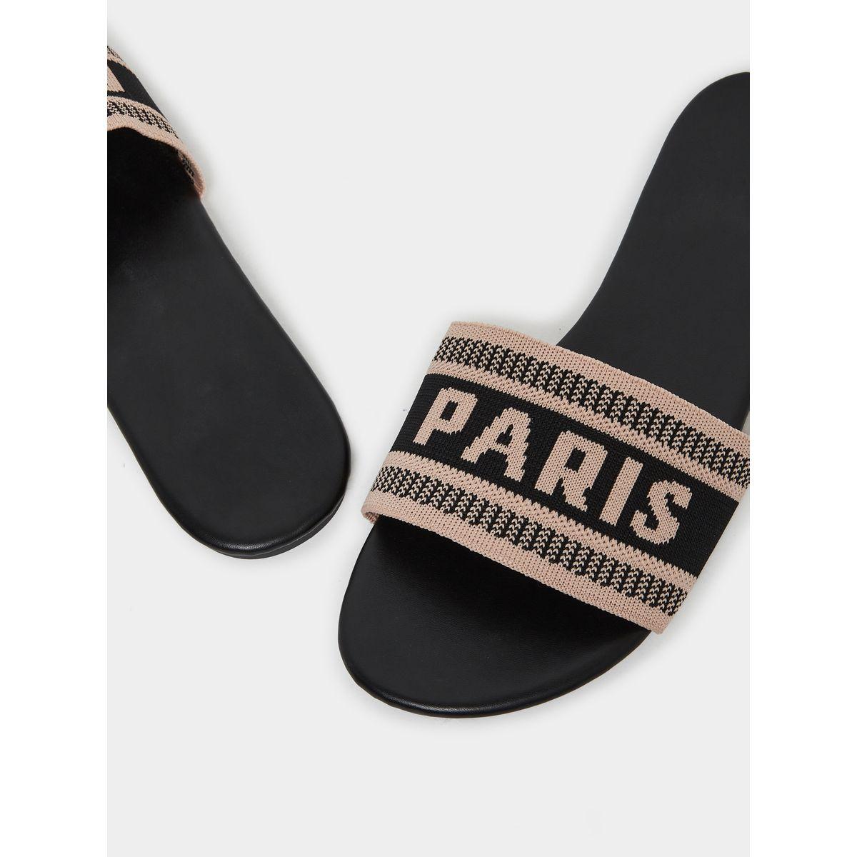 Styli Slogan Strap Flat Sandals-women-shoes-flipflopsandslides-image-3