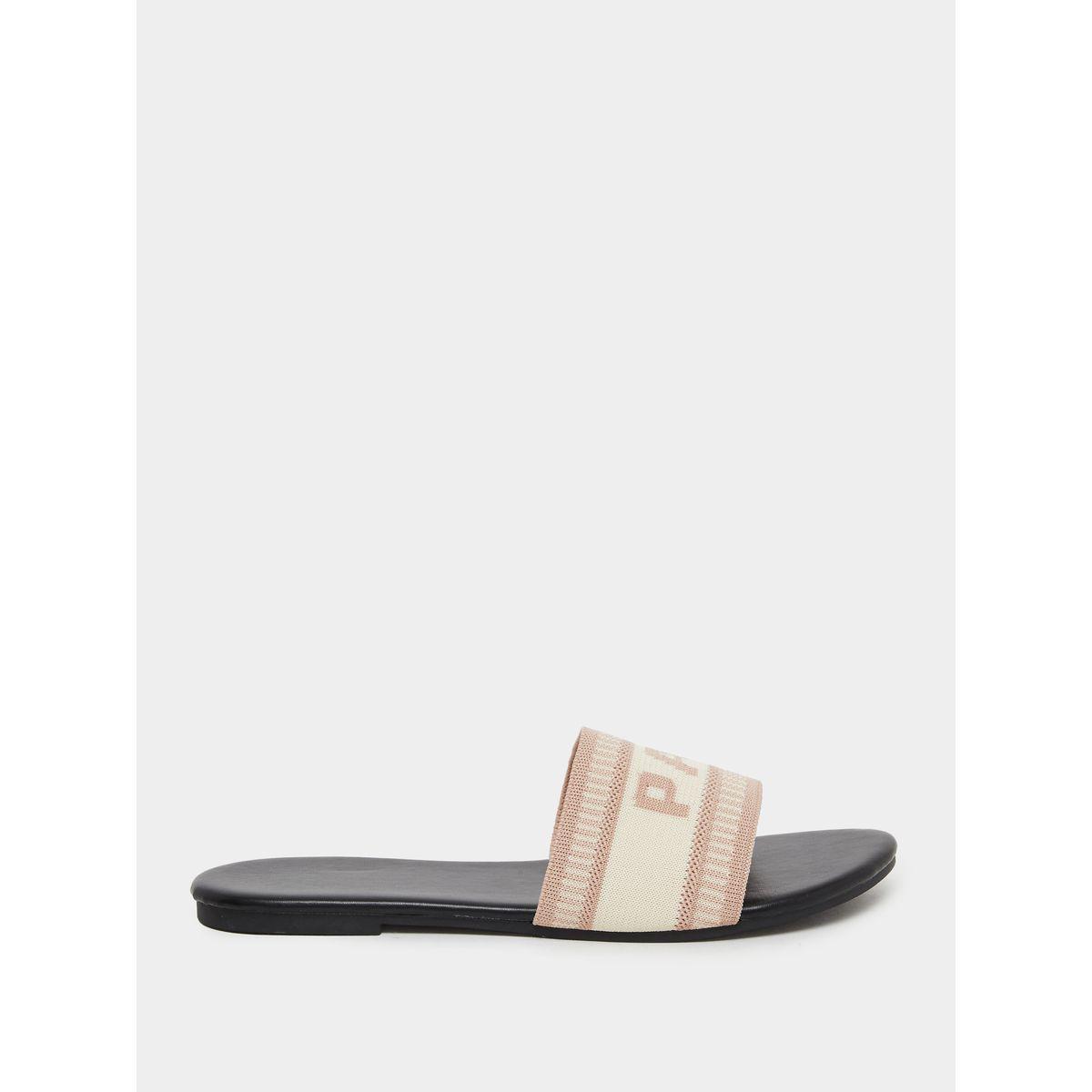Styli Slogan Strap Flat Sandals-women-shoes-flipflopsandslides-image-1