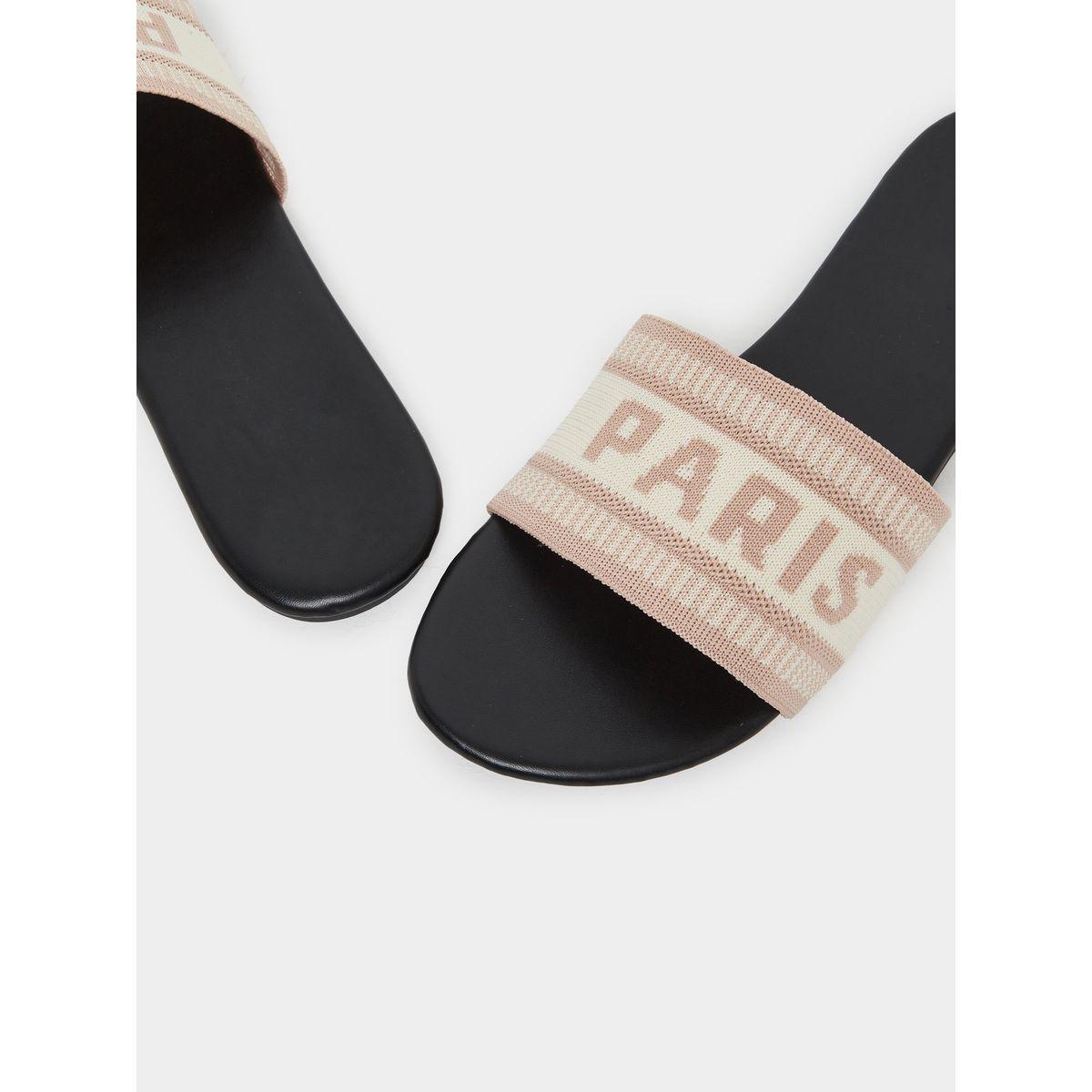 Styli Slogan Strap Flat Sandals-women-shoes-flipflopsandslides-image-3