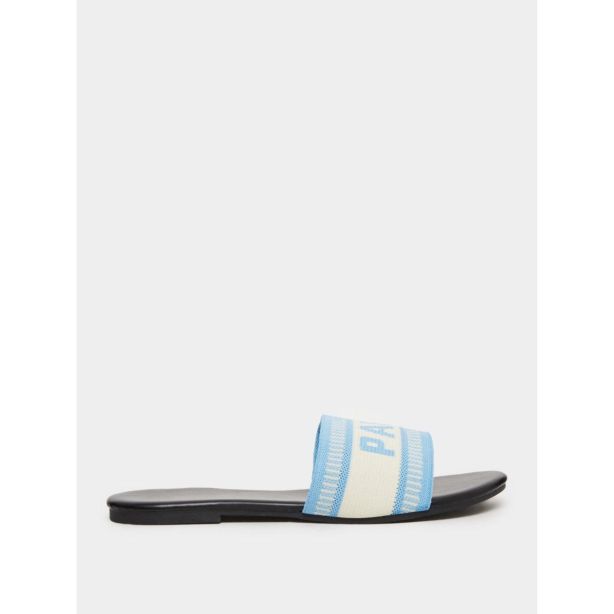 Take Two Printed Strap Flat Sandals-women-shoes-flipflopsandslides-image-1