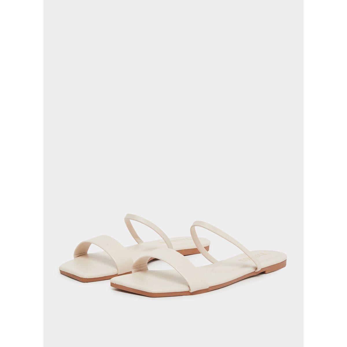 Styli Women Beige Flat Sandals-women-shoes-sandals-flats-image-2