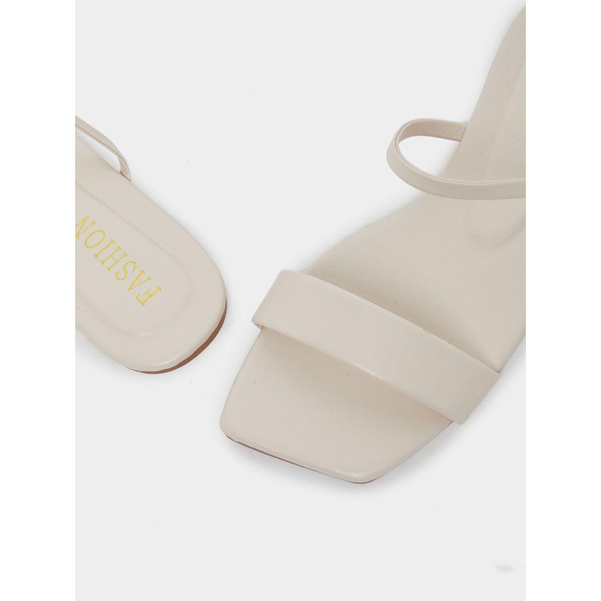 Styli Women Beige Flat Sandals-women-shoes-sandals-flats-image-3
