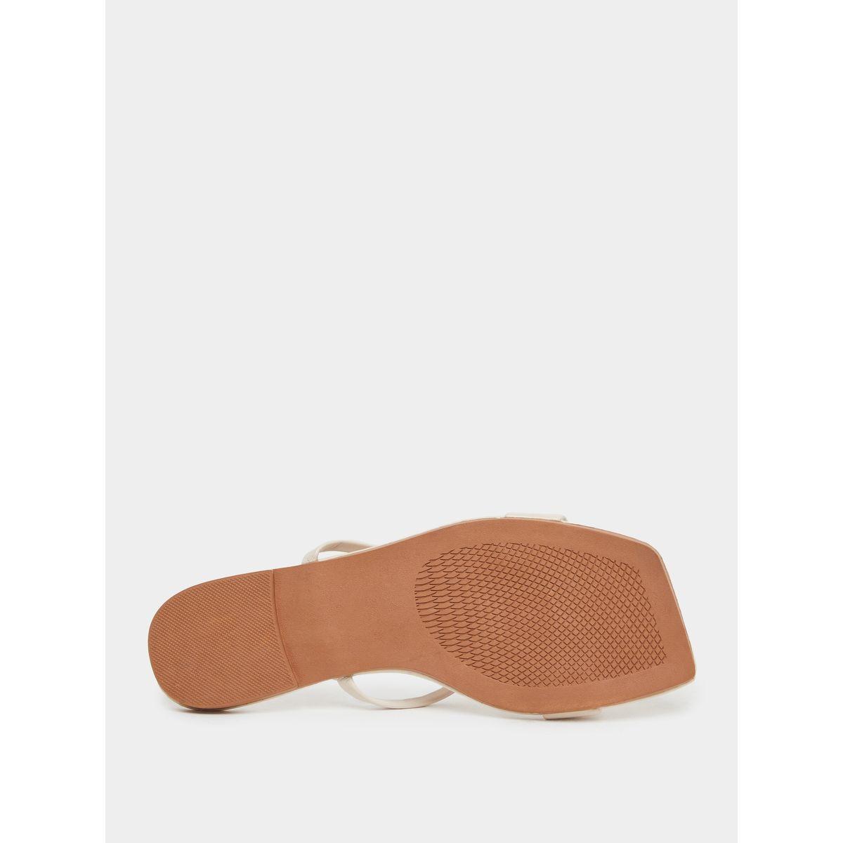 Styli Women Beige Flat Sandals-women-shoes-sandals-flats-image-6