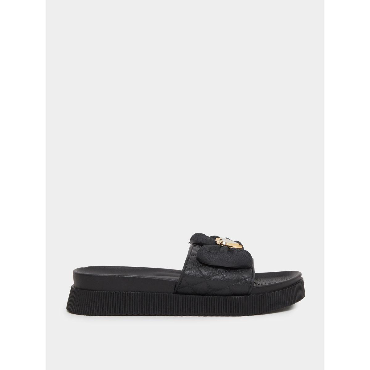 صندل فلات مزين بفيونكة-women-shoes-sandals-flats-image-1