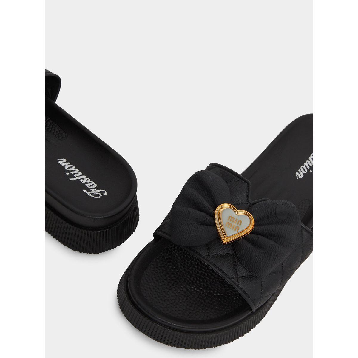 صندل فلات مزين بفيونكة-women-shoes-sandals-flats-image-3