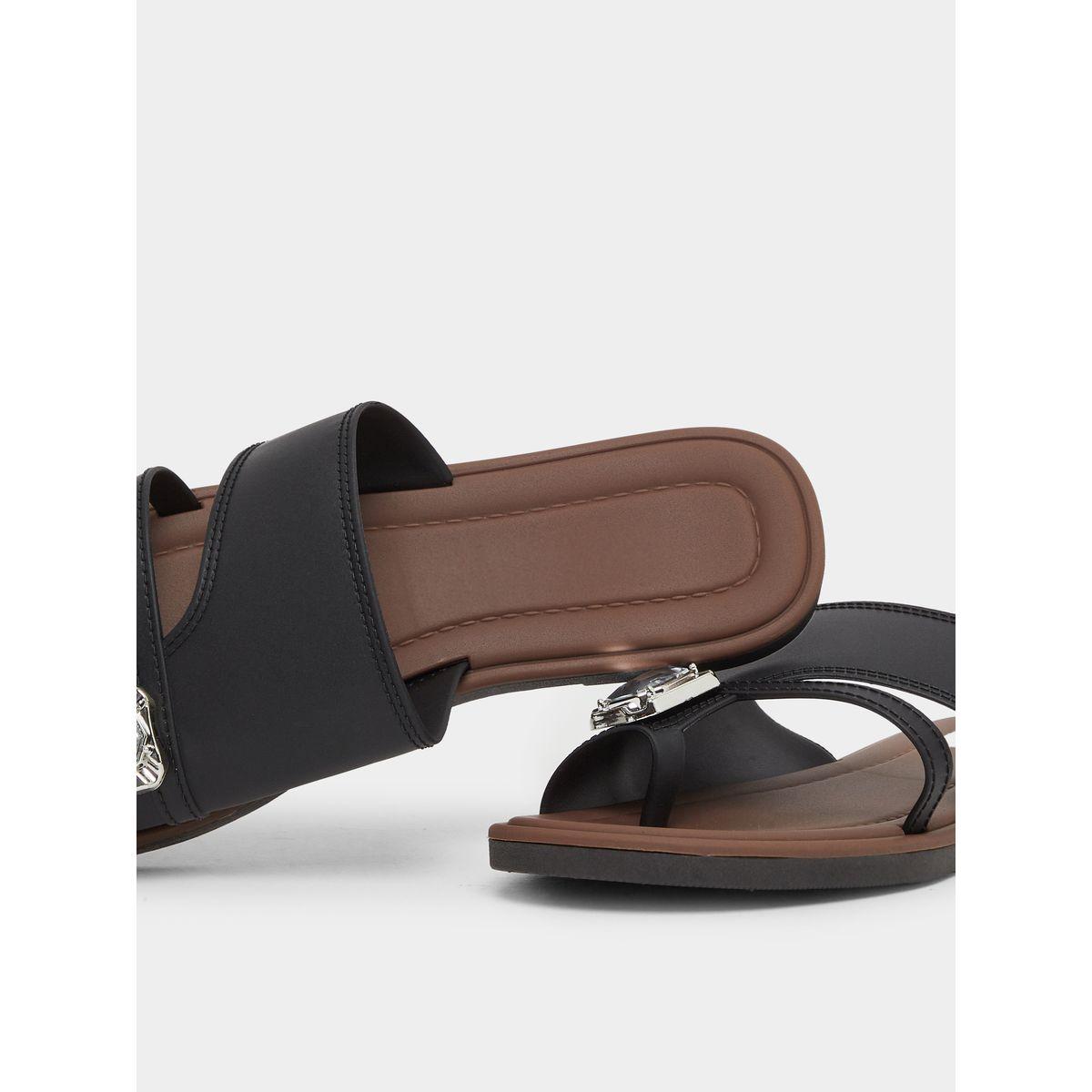 Styli Rhinestone Embellished One-Toe Flat Sandals-women-shoes-flipflopsandslides-image-3