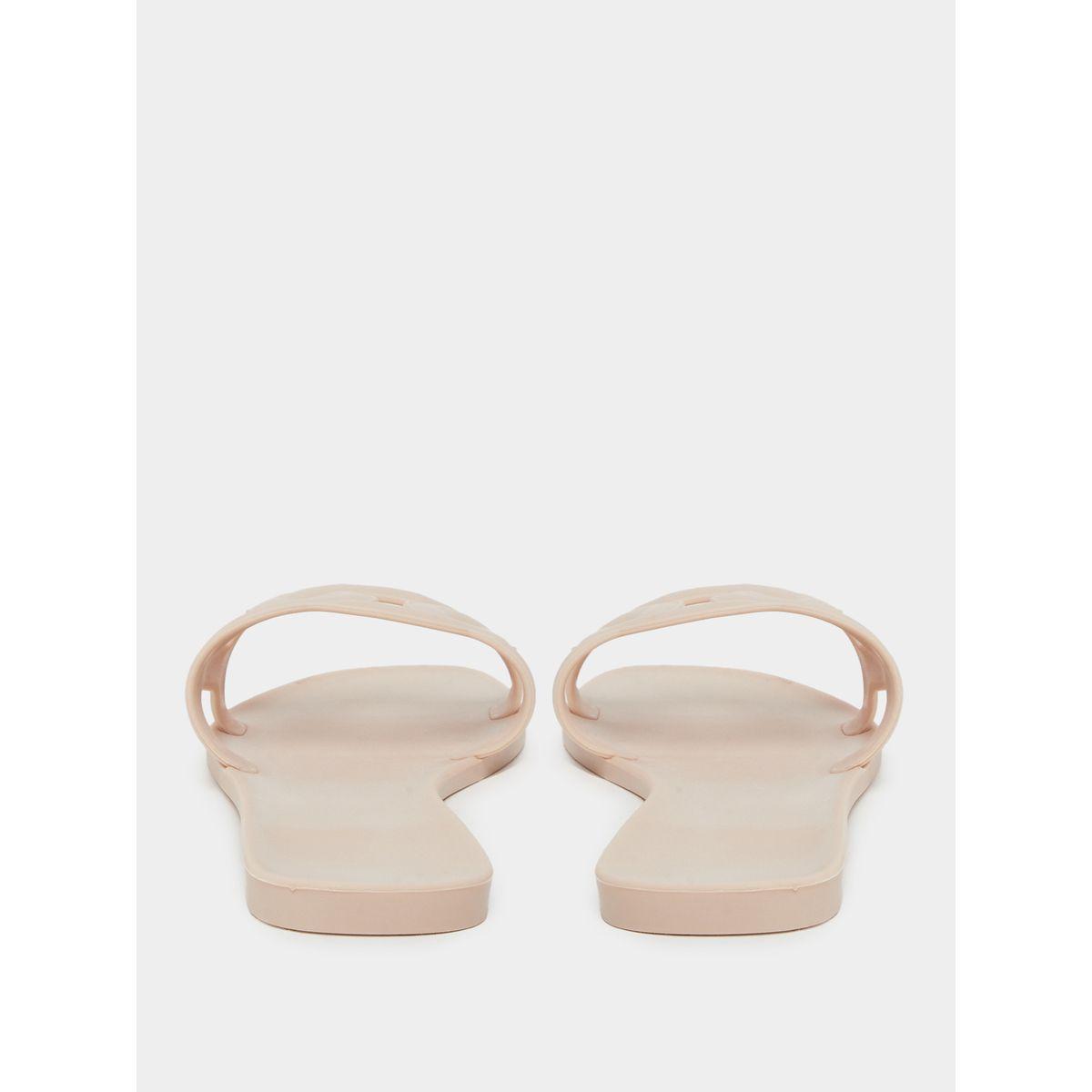 صندل فلات سادة بتفاصيل دوائر كروس-women-shoes-flipflopsandslides-image-4