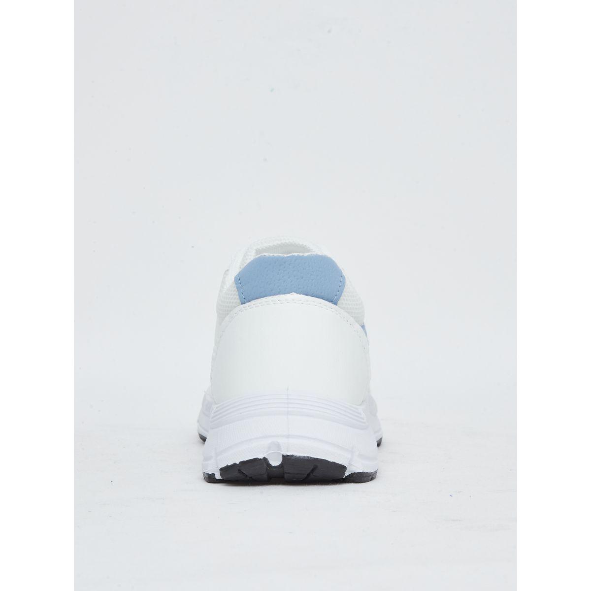 Styli Textured Color Block Lace Up Sneakers-women-shoes-sneakers-image-4