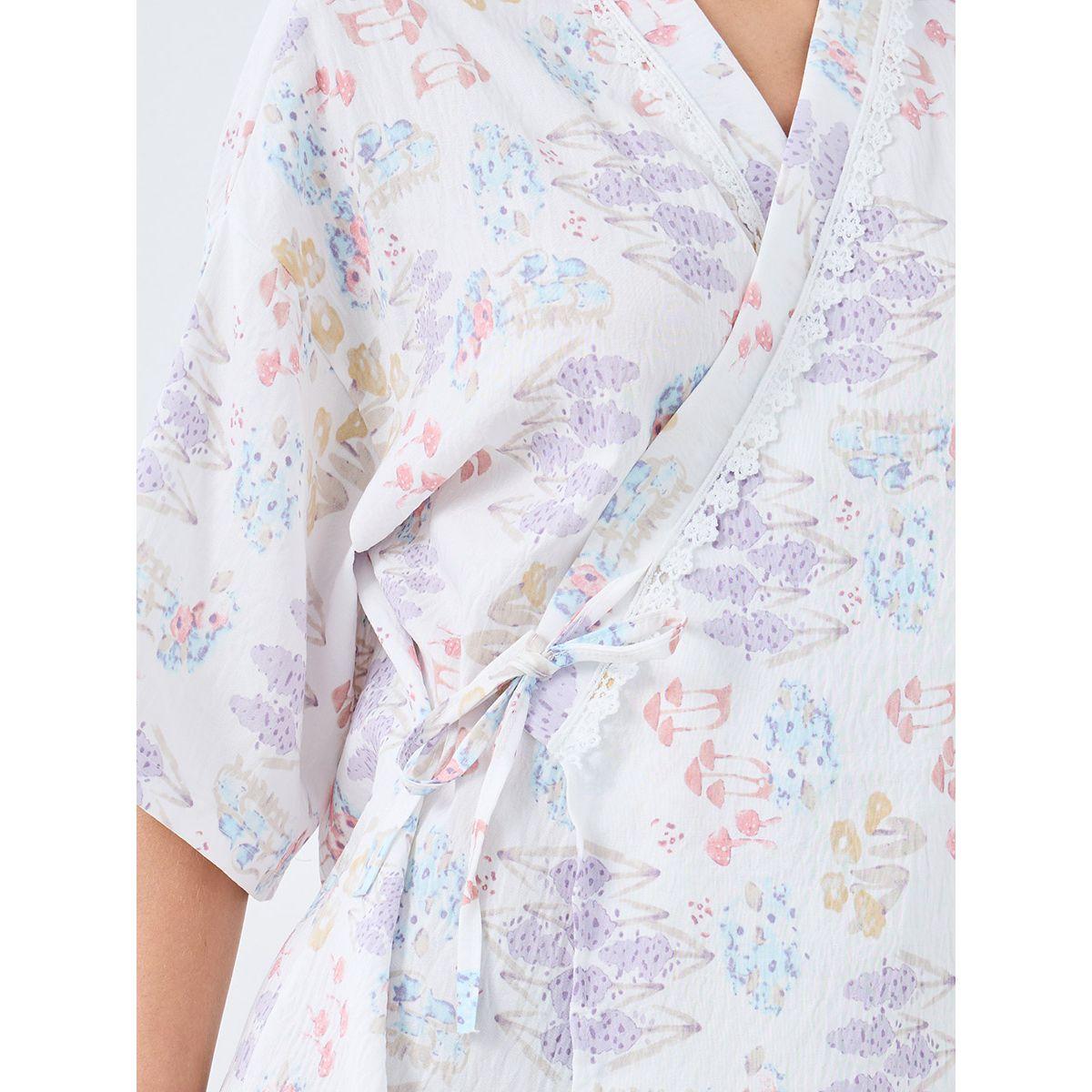 Styli All Over Floral Print Side Tie Robe-women-clothing-nightwear-robes-image-3