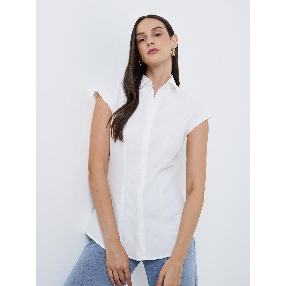 بلوزة سادة بياقة سبريد-women-clothing-shirtsandblouses-shirts-image-2