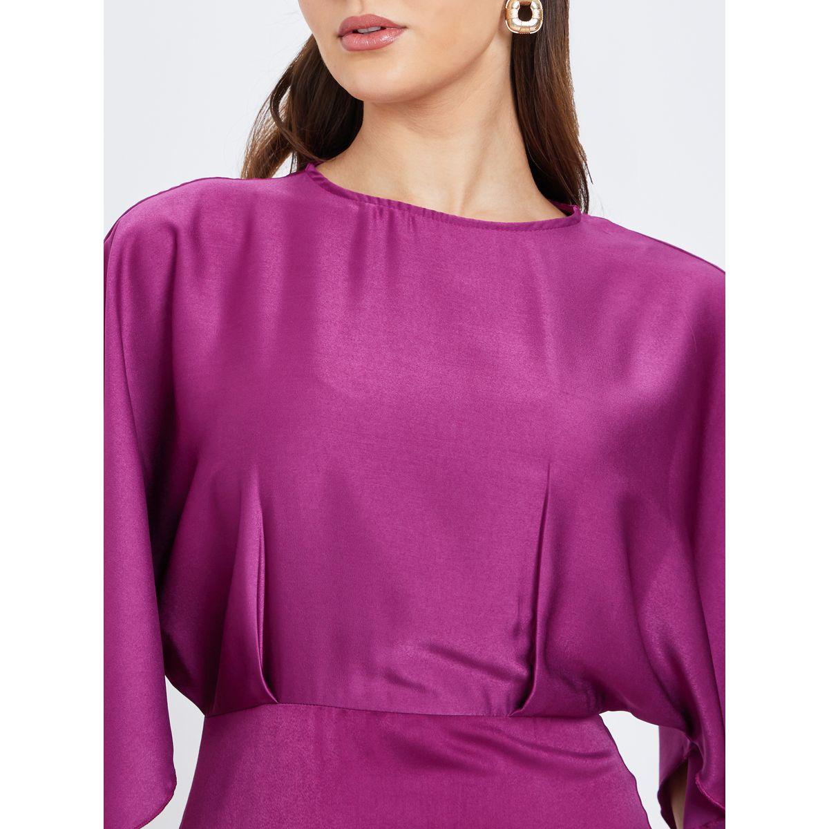فستان طويل ساتان بأكمام مُنسدلة-women-clothing-dresses-image-4