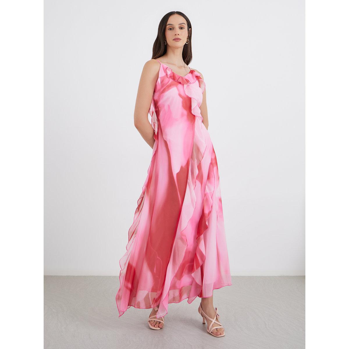 فستان طويل بتفاصيل كشكش مع حمالات-women-clothing-dresses-image-2