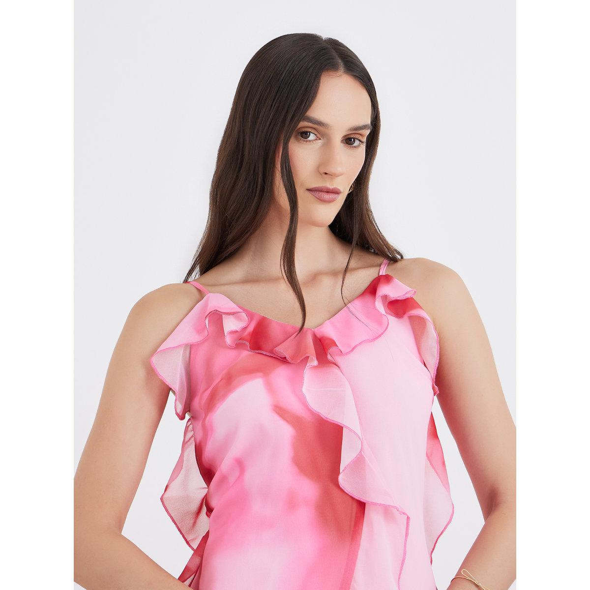 فستان طويل بتفاصيل كشكش مع حمالات-women-clothing-dresses-image-4