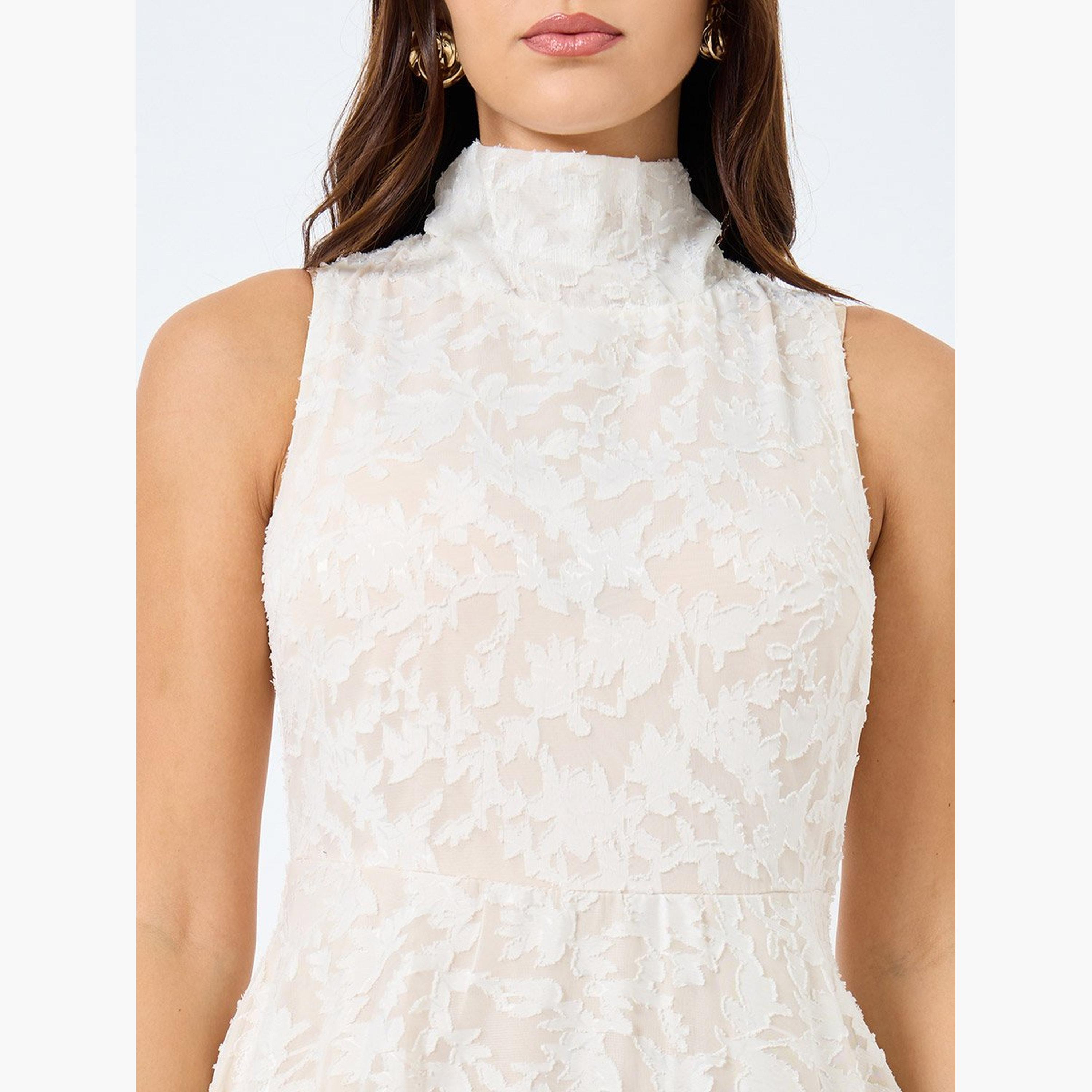 Styli Lace Sleeveless High Neck Maxi Dress-women-clothing-dresses-image-3
