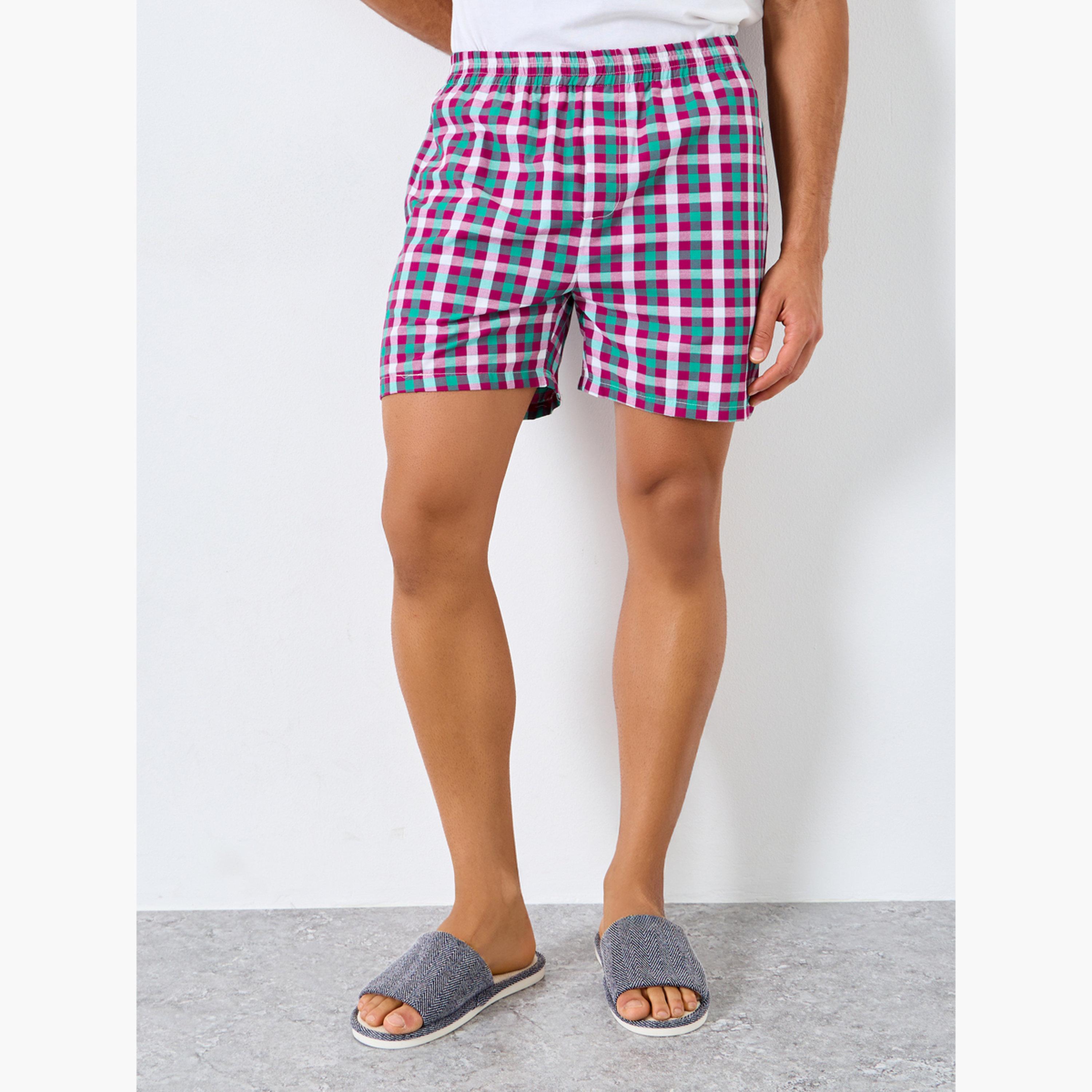 ستايلي - عبوة من قطعتين - بوكسر مخطط منسوج متنوع-men-clothing-innerwear-underwear-image-4