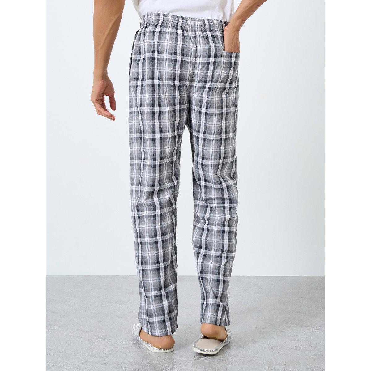 Styli Multi Checkered Cotton Pyjama-men-clothing-nightwear-pyjamaandshorts-image-4