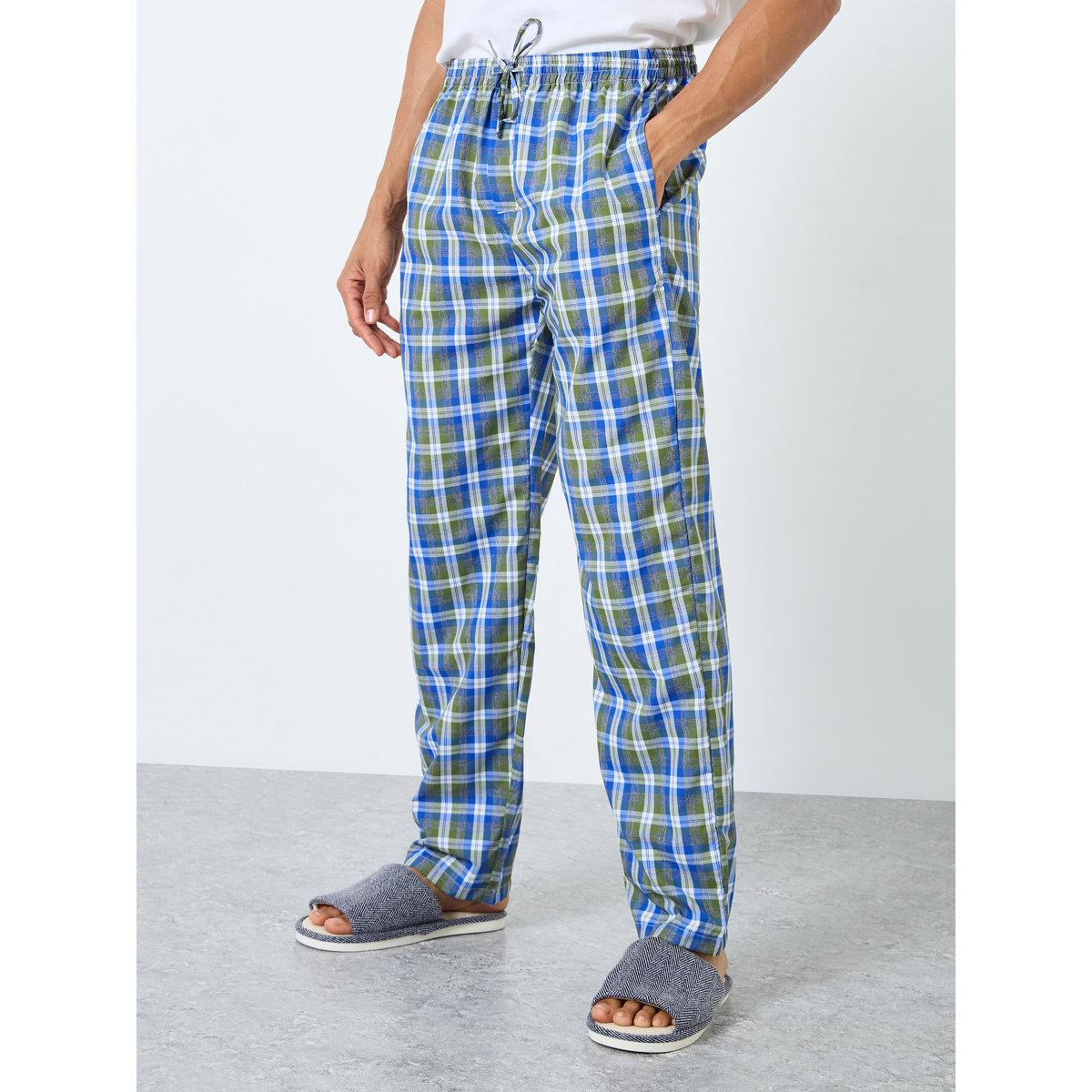 Styli Multi Checkered Cotton Pyjama-men-clothing-nightwear-pyjamaandshorts-image-1