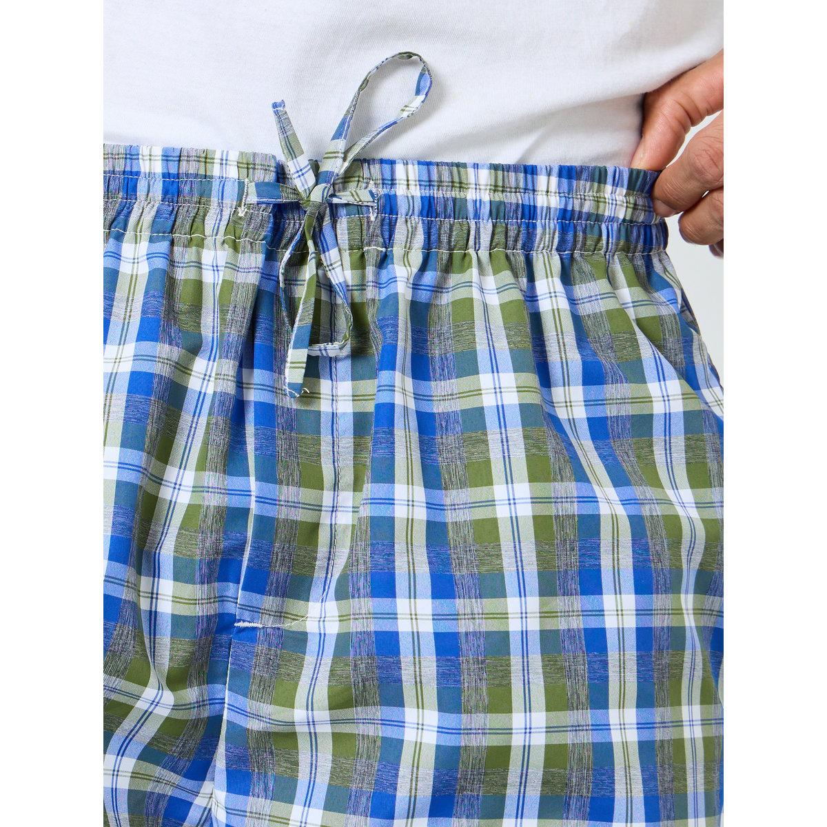Styli Multi Checkered Cotton Pyjama-men-clothing-nightwear-pyjamaandshorts-image-3