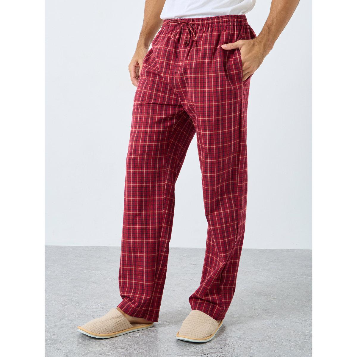 Styli Men Checkered Cotton Pyjama-men-clothing-nightwear-pyjamaandshorts-image-1