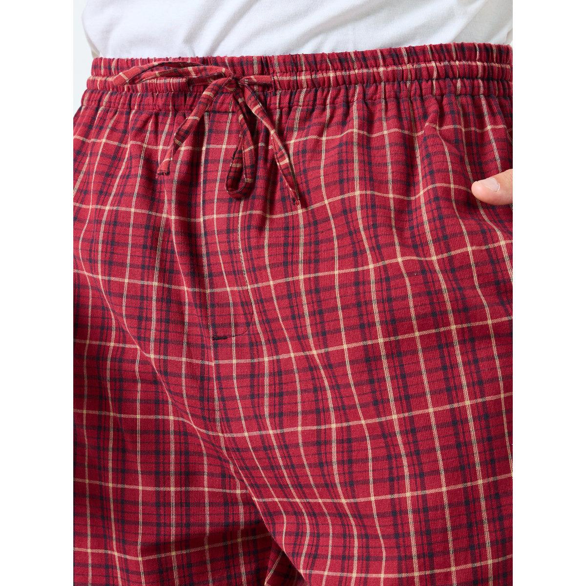 Styli Men Checkered Cotton Pyjama-men-clothing-nightwear-pyjamaandshorts-image-3