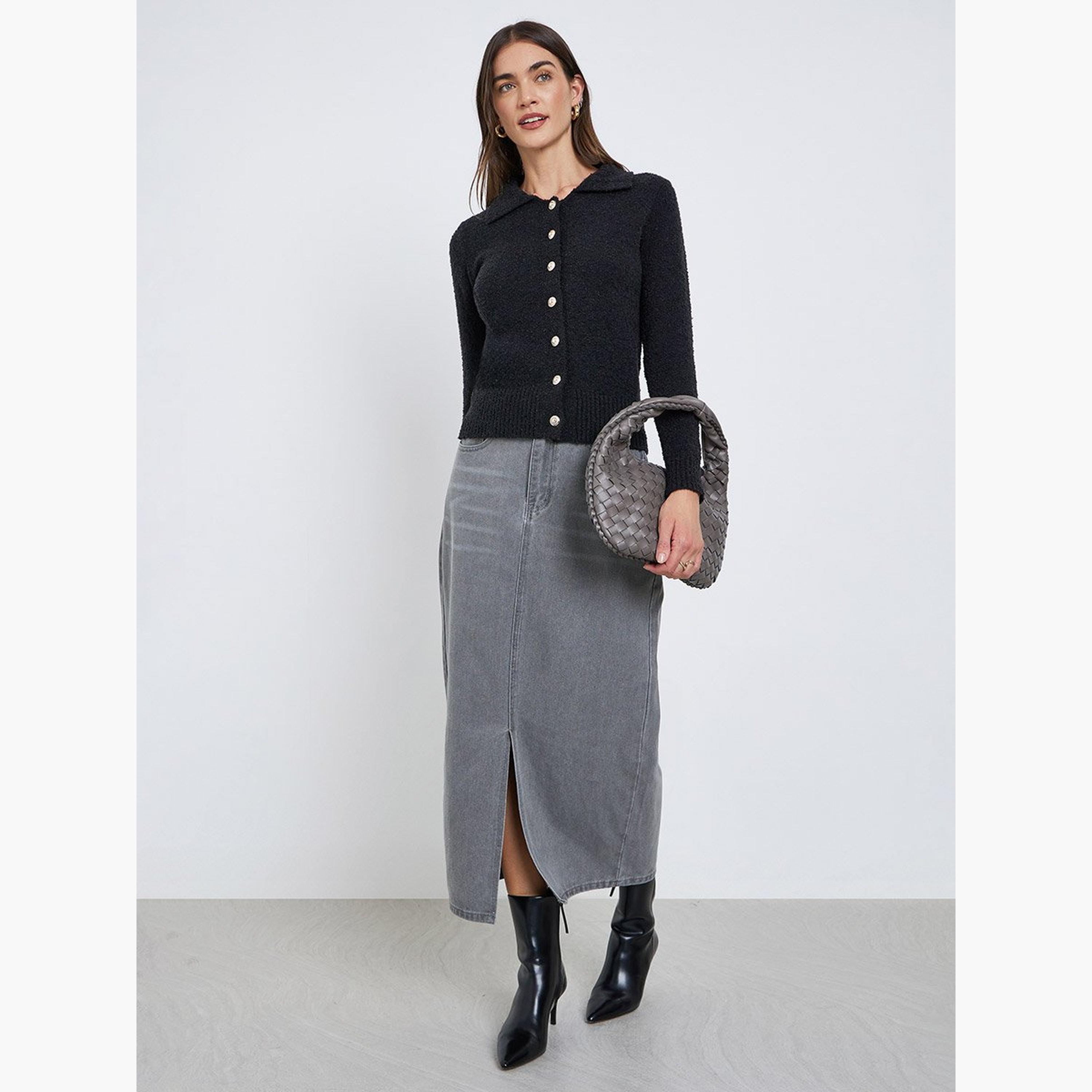 Styli Textured Ribbed Buttoned Top-women-clothing-shirtsandblouses-blouses-image-1