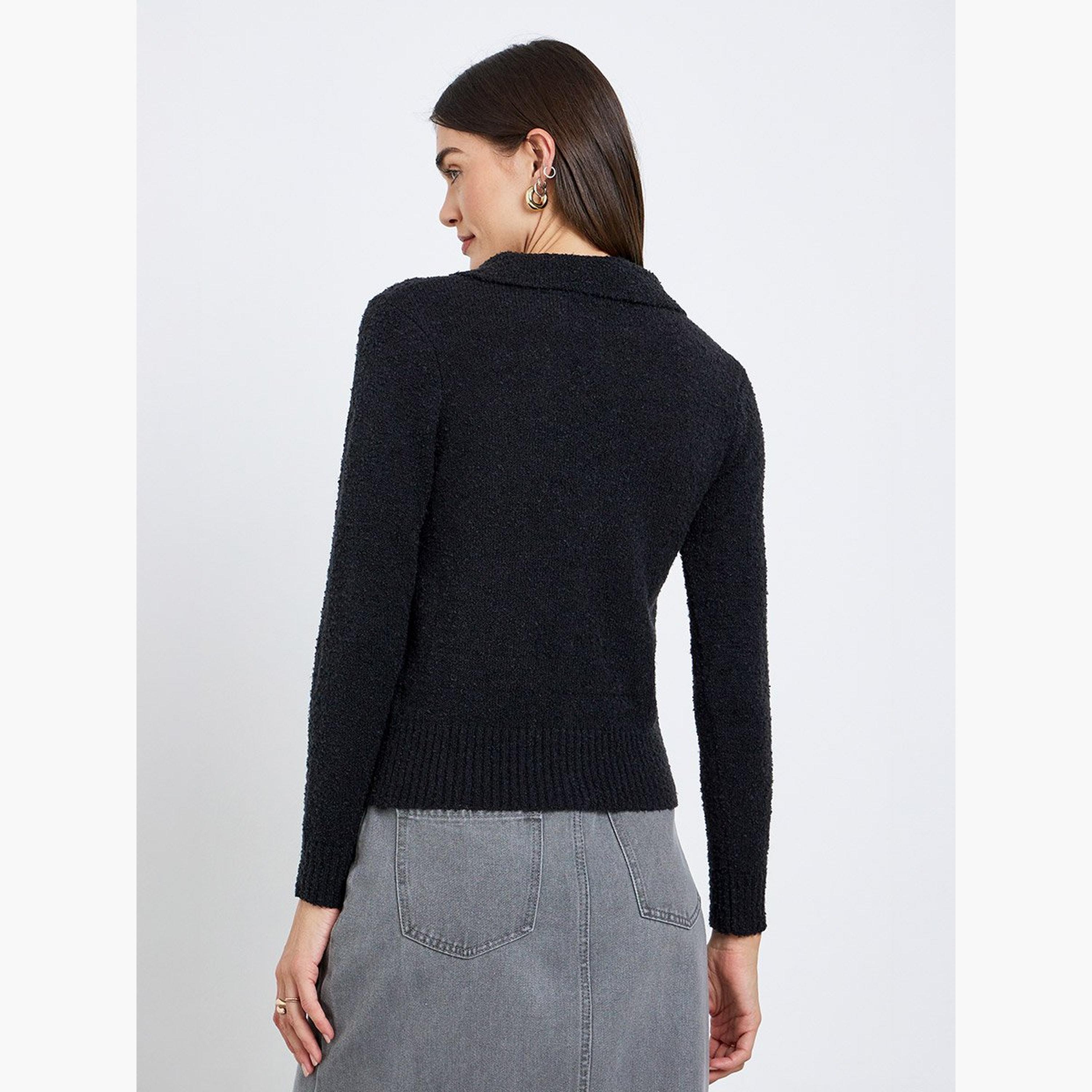 Styli Textured Ribbed Buttoned Top-women-clothing-shirtsandblouses-blouses-image-4