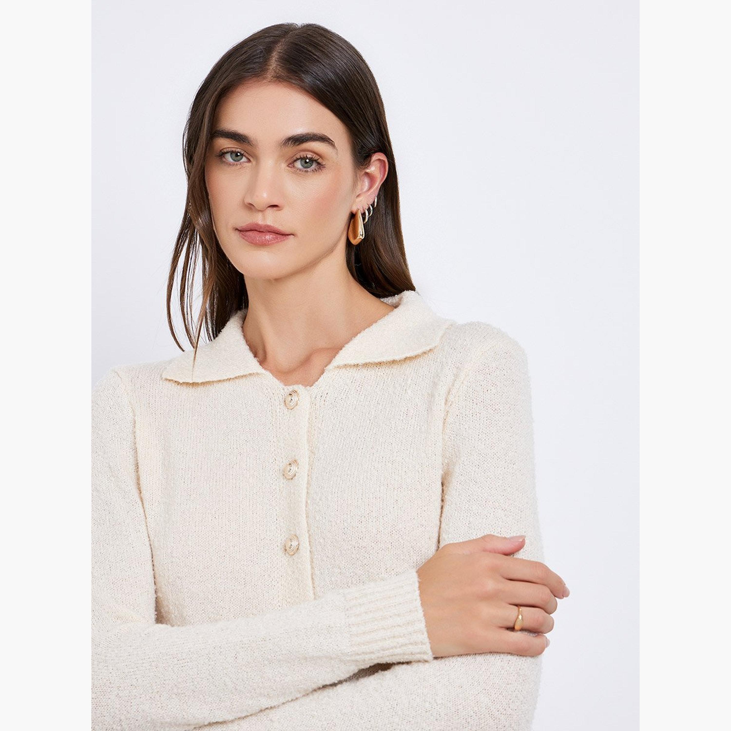 Styli Textured Ribbed Buttoned Top-women-clothing-shirtsandblouses-blouses-image-3