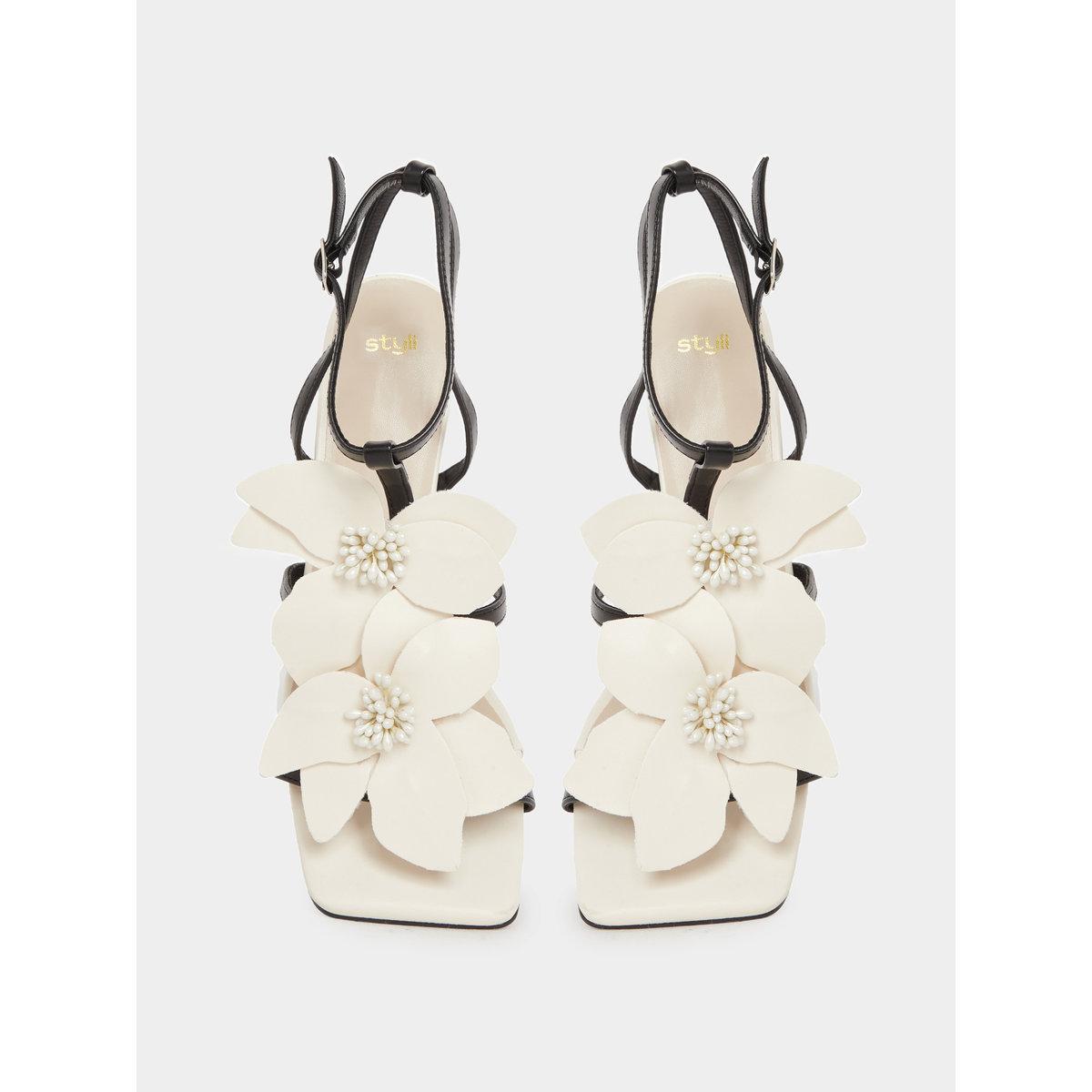 Styli Flower Embellished Stiletto Heel Sandals-women-shoes-heels-image-6
