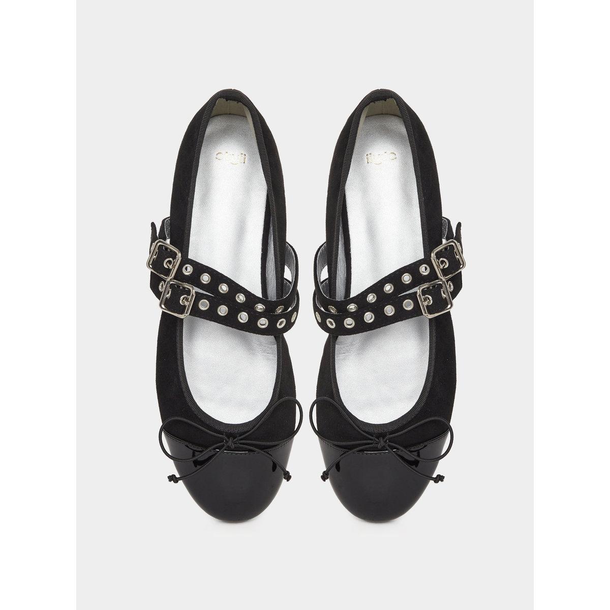 Styli Double Buckle Marry Jane Shoes-women-shoes-ballerinas-image-6